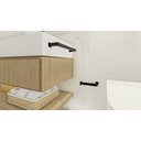 Ver imagem 6 de Porta Toalha Toalheiro de Rosto de Banheiro 35cm em Aço Inox Black Matte Preto Fosco Stainless