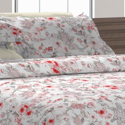 Cobre Leito King Size Com Fronhas Em Piquet Algodão 3 Peças - 3