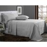 Kit Colcha Cobre Leito New Everyday Casal 220x240cm Boston Prata Sonhare Sultan - 2