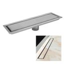 Ver imagem 1 de Ralo Linear Oculto Inox 50cm Banheiro Lavabo Anti Odor Anti Inseto Lavanderia Seguro Resistente Invi
