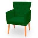Ver imagem 5 de Kit Poltrona Capitonê Clássica Confortável para Sala e Quarto Ana Suede