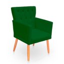 Ver imagem 4 de Kit Poltrona Capitonê Clássica Confortável para Sala e Quarto Ana Suede