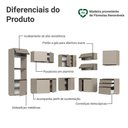 Ver imagem 5 de Armário de Cozinha Completa de Canto 465 Cm Suspensa Crema Nice Madesa 10