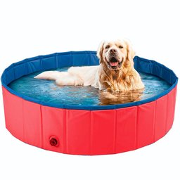 Piscina Pet Vermelho 80x20cm - Meu Pet - 1