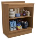 Ver imagem 3 de Armário de Cozinha Balcão 2 Portas 80cm com Tampo G744 Maxxi Canela Kappesberg