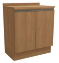 Ver imagem 1 de Armário de Cozinha Balcão 2 Portas 80cm com Tampo G744 Maxxi Canela Kappesberg