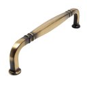 Ver imagem 3 de Kit 24 Puxadores para Móveis Alça Ouro Velho Tamboreado 1767