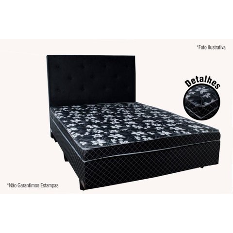 Cama Box Casal Conjugada Ortopédico (5cm) Colchão Dos Sonhos