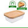 Pote de Vidro Hermetico com Tampa Bambú Hauskraft 635ml - 2