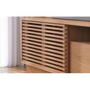 Ver imagem 7 de Estante para TV e Home Theater até 70 Polegadas com LED 200CMX188CM 1 Porta Campeche Branco