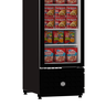 Visa Cooler Congelados Dupla Ação 2501 Preto Polofrio - 1 Porta de Vidro Temperatura +1 a +7°c e -12 - 3