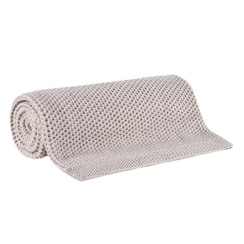 Manta Tricot Yves 125x150cm Bege Buddemeyer