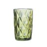 Kit Jarra + 6 Copos Água Diamante Verde Class Home - 2