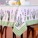 Ver imagem 1 de Toalha de Mesa Estampada Allegra 1 Peça 6 Lugares 100% Poliéster - Lavanda