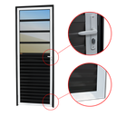 Ver imagem 2 de Porta de Cozinha Alumínio 80 Dir L25 V.Refl.Mix Preto Brimak