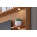 Ver imagem 7 de Estante para TV e Home Theater até 70 Polegadas com LED 200CMX188CM 1 Porta Campeche Marrom