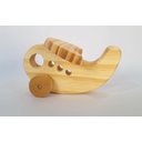 Ver mais imagens de Avião de Madeira Maciça. Brinquedo Artesanal e Decoração.