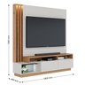 Estante Home Theater com Led Para TV até 65 Polegadas 2 Portas Humaitá Colibri - 4