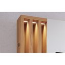 Ver mais imagens de Estante para TV e Home Theater Ripado para TV até 65 Polegadas com LED 180CMX184CM LED 2 Portas Humaitá Colibri Branco