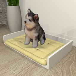 Cama Pet Cama para Cachorro Gato em Mdf de 15 Mm Branco - 2