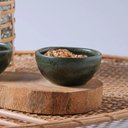 Ver imagem 2 de Manteigueira Cerâmica Molheira Ramequim 50ml Porto Brasil Greenery 6x3cm Café Colonial