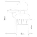 Ver imagem 3 de Cadeira para Escritório Universitária 