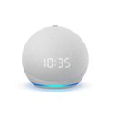 Ver imagem 2 de Amazon Echo Dot Echo Dot 4th Gen with clock com assistente virtual Alexa, display integrado glacier 