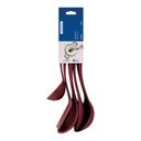 Ver imagem 2 de Jogo de Utensílios Tramontina Ability em Nylon Vermelho 05 Peças