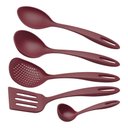 Ver imagem 1 de Jogo de Utensílios Tramontina Ability em Nylon Vermelho 05 Peças