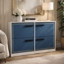 Ver imagem 1 de Sapateira para Quarto 24 Pares Valência Azul/Branco