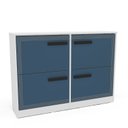 Ver imagem 2 de Sapateira para Quarto 24 Pares Valência Azul/Branco