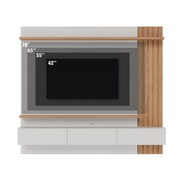 Painel para Tv até 70 Polegadas 3 Portas Basculantes 2 Prateleiras Juriti - 9