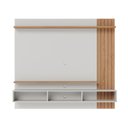 Ver imagem 3 de Painel Ripado para Tv até 70 Polegadas 3 Portas Basculantes 2 Prateleiras Juriti