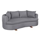 Ver imagem 2 de Sofa 4 Lugares Veludo M-204 2m Living Estofados Martins
