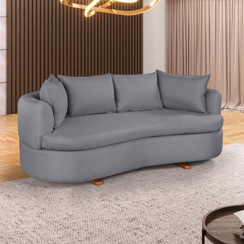 Sofa 4 Lugares Veludo M-204 2m Living Estofados Martins