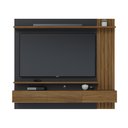 Ver imagem 3 de Painel para TV até 70 Polegadas 180CMX162CM 2 Portas Basculantes 2 Prateleiras Juriti Colibri Marrom