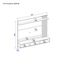 Ver mais imagens de Painel Ripado para Tv até 70 Polegadas 3 Portas Basculantes 2 Prateleiras Juriti