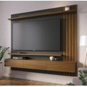 Ver imagem 2 de Painel Ripado para Tv até 70 Polegadas 3 Portas Basculantes 2 Prateleiras Juriti