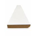 Ver imagem 4 de Rodapé de MDF 10CMX15MMX2.20m Revestido Liso Branco Casablanca