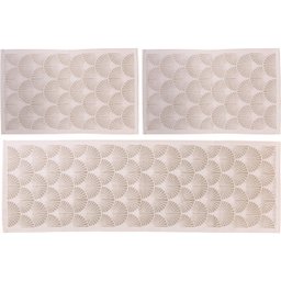 Kit Tapete e Passadeira Cozinha 3 Peças Concha Búzios:bege - 1