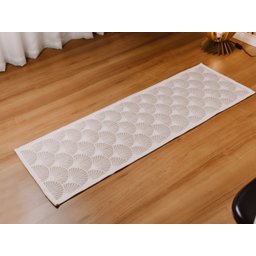 Kit Tapete e Passadeira Cozinha 3 Peças Concha Búzios:bege - 6