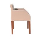 Ver imagem 3 de Kit 4 Poltronas Nina Costura Capitonê - Bege