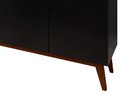 Ver imagem 5 de Buffet Aparador Ares 4 Portas Preto