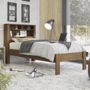 Ver imagem 2 de Cama Solteiro Invicta com Baú Jatobá - Santos Andirá