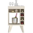 Ver imagem 3 de Bar Drink Aparador com Espelho e Adega com 6 Nichos Off White