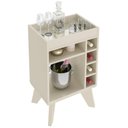 Ver imagem 2 de Bar Drink Aparador com Espelho e Adega com 6 Nichos Off White