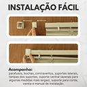 Ver imagem 5 de Persiana Horizontal Pvc Bege 160 (l) X 160 (a) Cortina Completa C/ Kit de Instalação 1,60 X 1,60