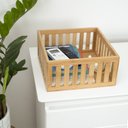 Ver imagem 6 de Cesto ripado de bambu 27cm - Oikos