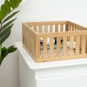 Ver imagem 5 de Cesto ripado de bambu 27cm - Oikos