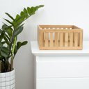 Ver mais imagens de Cesto ripado de bambu 27cm - Oikos